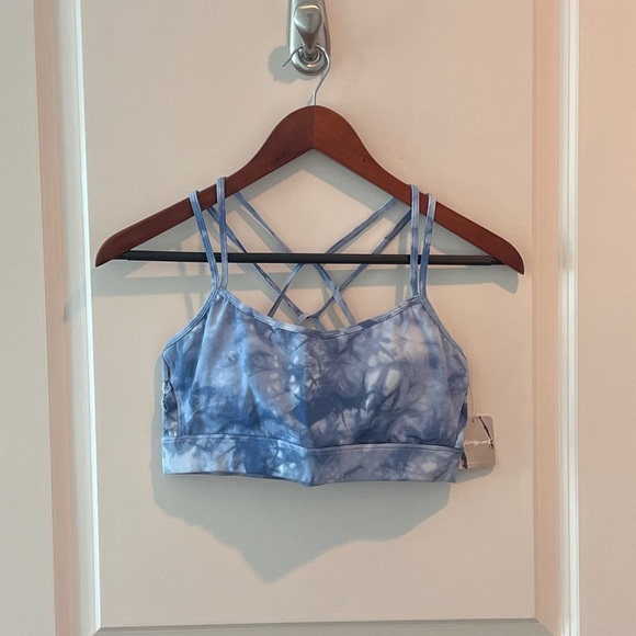 FP Movement by Free People Blue Tie-Dye Sports Bra - Picture 1 of 16